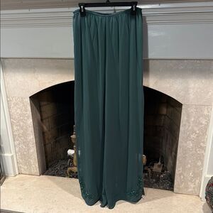 Azazie Green Pants Formal Wear size 10